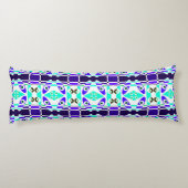 Coussins Longs Bohemian Chintz 6 Blue Turquoise (Dos)