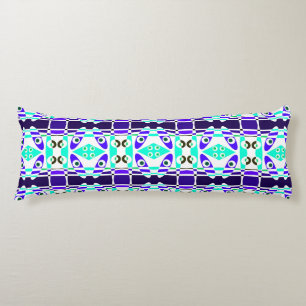 Coussins Longs Bohemian Chintz 6 Blue Turquoise