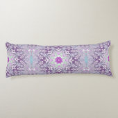 Coussins Longs Boho chic bohème lilas violet mandala (Dos)