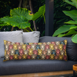 Coussins Longs Boho coloré Boodland Owl Motif