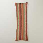Coussins Longs Boho Leaf Motif Rustic Home Décor (Dos (Vertical))