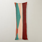 Coussins Longs Bois et turquoise (Dos (Vertical))