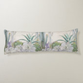 Coussins Longs Bois succulent de Shiplap de cactus du sud-ouest (Dos)