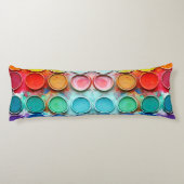 Coussins Longs Boîte de couleur de peinture d'amusement (Dos)