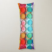 Coussins Longs Boîte de couleur de peinture d'amusement (Dos (Vertical))