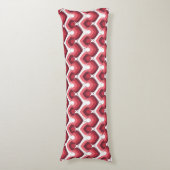 Coussins Longs Bold Retro Modern Motif in Pinks (Devant (Vertical))