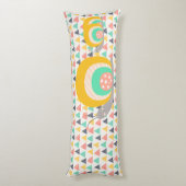 Coussins Longs Bon escargot sur les triangles (Dos (Vertical))