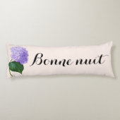 Coussins Longs Bonjour Bonne Nuit Pink Hydrangea Body Oreiller (Dos)