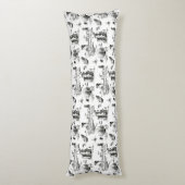 Coussins Longs Boston Toile (Dos (Vertical))