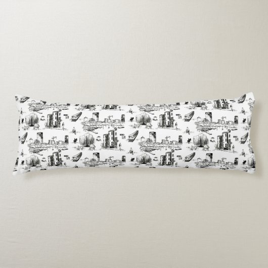 Coussins Longs Boston Toile (Devant)