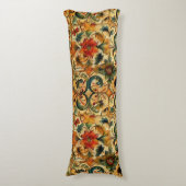 Coussins Longs Botanique de l'âge d'or (Devant (Vertical))