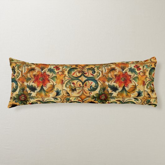 Coussins Longs Botanique de l'âge d'or (Devant)