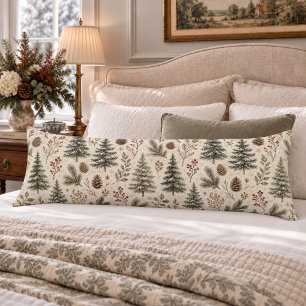 Coussins Longs Botanique forestière hivernale rustique