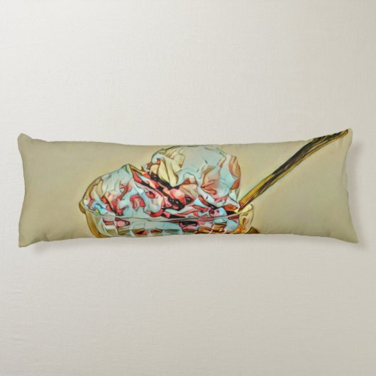 Coussins Longs Bouchon de crème glacée (Dos)