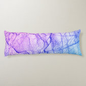 Coussins Longs Boucles d'oreilles avec aspect marbre violet Two T (Dos)