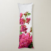 Coussins Longs Bougainvilliers Floral Méditerranée Grecque (Dos (Vertical))