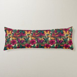 Coussins Longs Bouquet camouflage papillon Condo Décor Luxe Extér