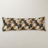 Coussins Longs Bouquet de camouflage de chat décoration côtière v (Dos)