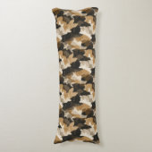 Coussins Longs Bouquet de camouflage de chat décoration côtière v (Devant (Vertical))
