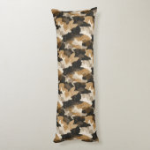 Coussins Longs Bouquet de camouflage de chat décoration côtière v (Dos (Vertical))