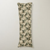 Coussins Longs Bouquet de camouflage de chat décoration de maison (Devant (Vertical))
