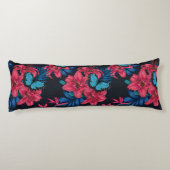 Coussins Longs Bouquet tropical (Dos)