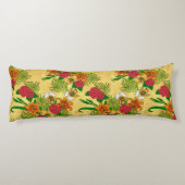 Coussins Longs Bouquet tropical (Dos)