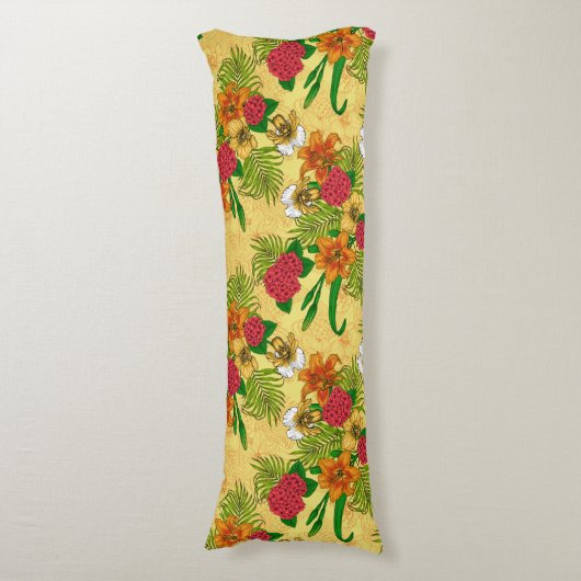 Coussins Longs Bouquet tropical (Devant (Vertical))