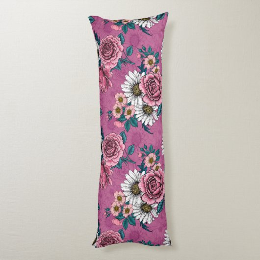 Coussins Longs Bouquets 2 été (Dos (Vertical))