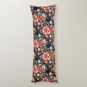 Coussins Longs Bouquets de fleurs tyroliennes sur l'oreiller de c (Dos (Vertical))