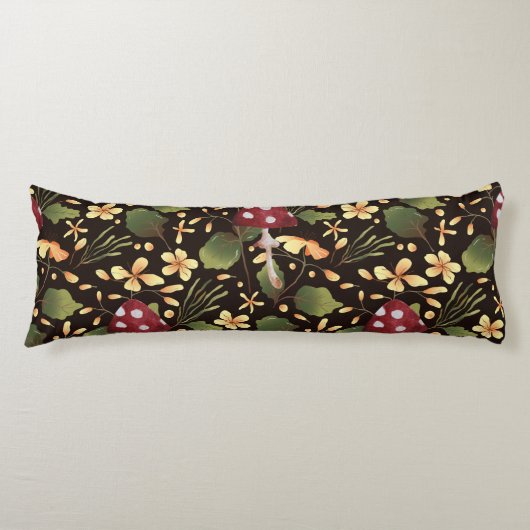 Coussins Longs Bouteille de champignons (Devant)