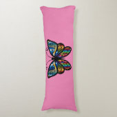 COUSSINS LONGS BOUTEILLE DE CORPS ROSE BOUTTERFLY (Devant (Vertical))