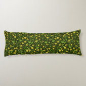 Coussins Longs Boutons sur noir (Dos)