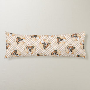 Coussins Longs Boxer Chien Fawn Peinture non découpée Oar Cute Ch