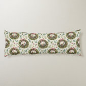 Coussins Longs Boxwood Easter Wreath Pink Bow with Egg (Dos)