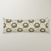 Coussins Longs Boxwood Easter Wreath Pink Bow with Egg (Devant)