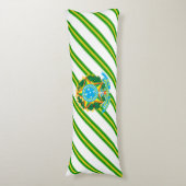 Coussins Longs Bras de manteau du Brésil (Devant (Vertical))