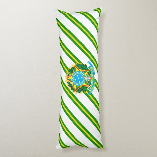 Coussins Longs Bras de manteau du Brésil (Dos (Vertical))