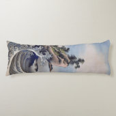 Coussins Longs Breaking Waves, Hokusai (Devant)