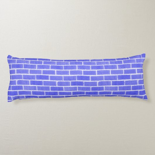 Coussins Longs Brique bleue (Dos)