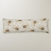 Coussins Longs Brittany Peinture Orange Roan Espagnol mignon Chie (Dos)