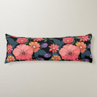 Broche et fleurs violettes Impression corps Oreill