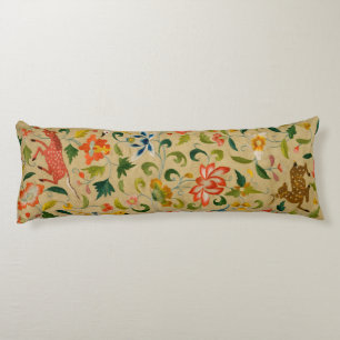 Coussins Longs Broderie animale vintage en crewel : Tapisserie an