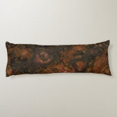 Coussins Longs Bronze et Pierre rose Abstrait (Dos)