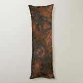 Coussins Longs Bronze et Résumé en Pierre Rose (Dos (Vertical))