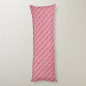 Coussins Longs Brousse rose et Bourgogne (Dos (Vertical))