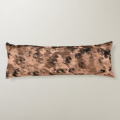 Coussins Longs Brown avec design Motif Abstrait noir (Dos)