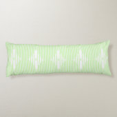 Coussins Longs Brutalist Pulse : Pistaccio vert et blanc (Dos)