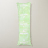 Coussins Longs Brutalist Pulse : Pistaccio vert et blanc (Devant (Vertical))