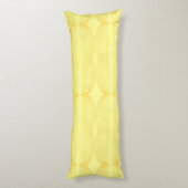 Coussins Longs Brutalist Waves: Happy Yellow & Cream de Banane (Dos (Vertical))